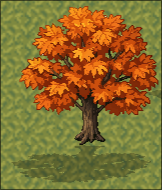 Maple tree sprite in the world